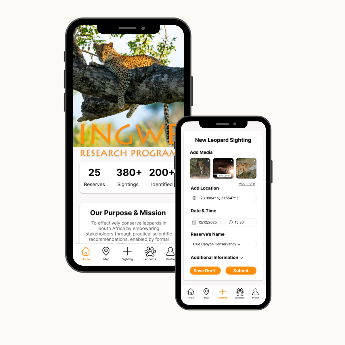 Leopard Sighting App